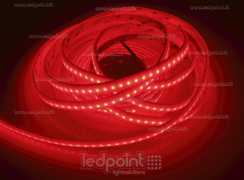 Ruban led 2835 24V IP67 620-625nm 120led/m