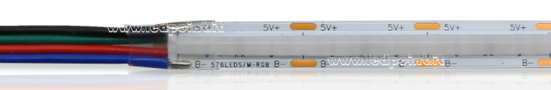 Ruban led COB 5V IP20 RGB 576led/m
