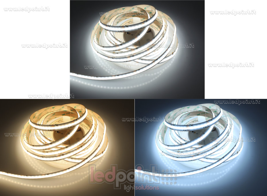Ruban led COB 24V IP20 RGB + 2700-6500°K 280+280+280led/m