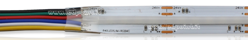 Ruban led COB 24V IP20 RGB + 2700-6500°K 280+280+280led/m Ruban led COB 24V IP20 RGB + 2700-6500°K 280+280+280led/m