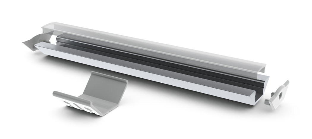 Profilé en aluminium pour rubans led PR-E2