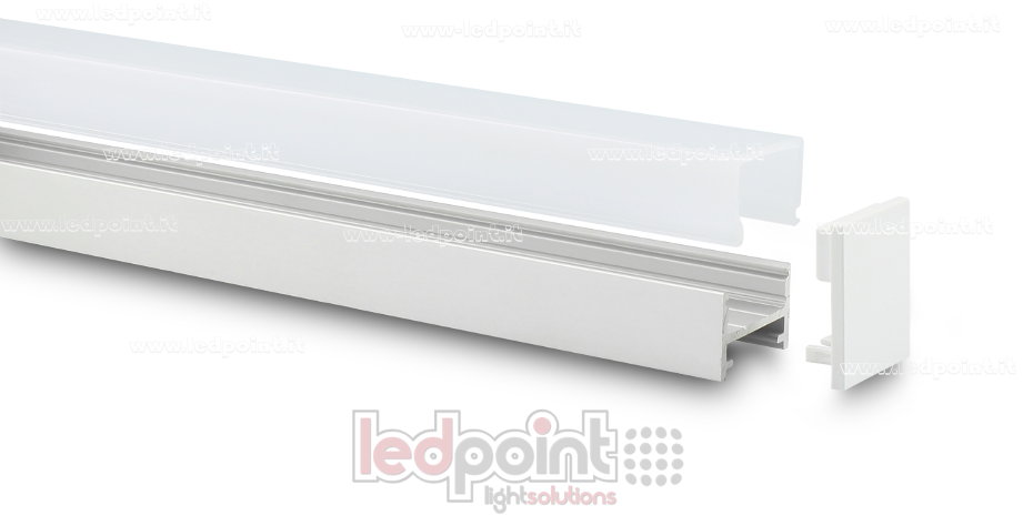 Profilé en aluminium pour rubans led PR-SL2023 Profilé en aluminium pour rubans led PR-SL2023