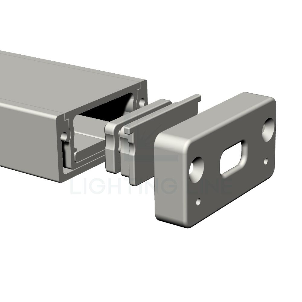Embout pour profilé pour rubans led Embout pour profilé pour rubans led