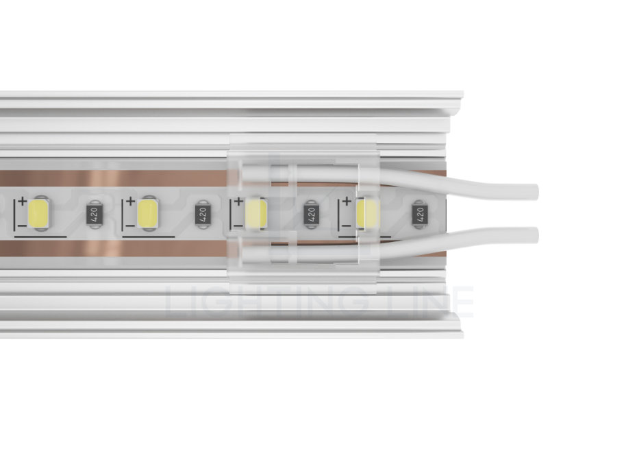 Embout pour profilé pour rubans led