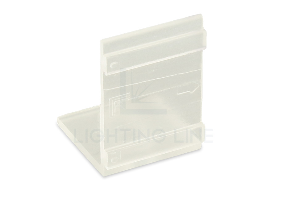 Jonction à 90° en plastique pour clips de fixation modulaires 