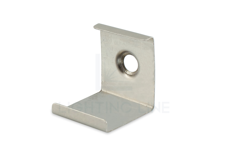 Clip de fixation en métal pour profil en aluminium angulaire AN02-08 et AN03-08 Clip de fixation en métal pour profil en aluminium angulaire AN02-08 et AN03-08