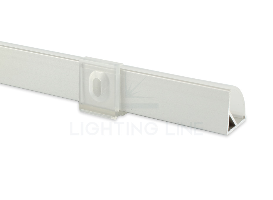 Clip de fixation en plastique pour profilé aluminium angulaire AN02-08 et AN03-08 Clip de fixation en plastique pour profilé aluminium angulaire AN02-08 et AN03-08