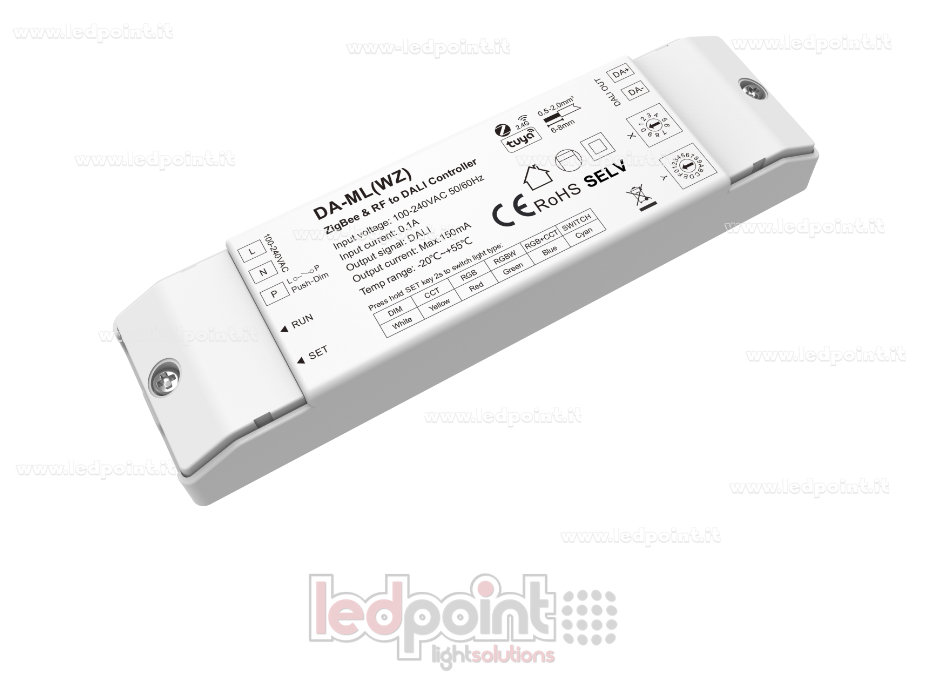 Variateur DALI-2  (Master)  avec connectivité Zigbee et RF
