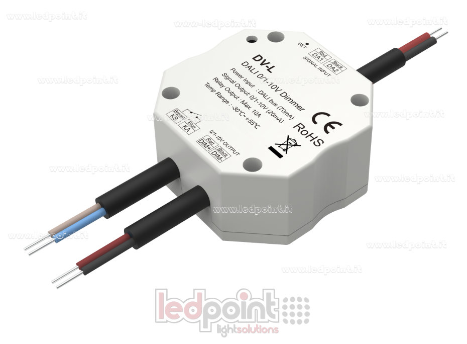Variateur DALI monocanal, 0/1–10V, 20mA (DT5) Variateur DALI monocanal, 0/1–10V, 20mA (DT5)