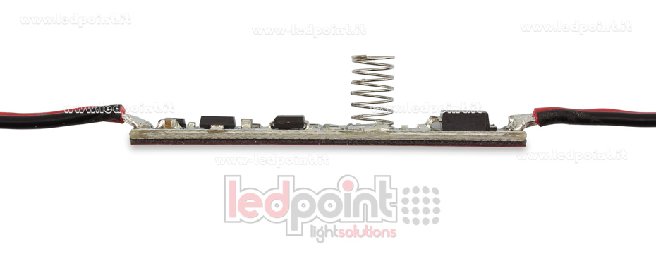 Variateur mini touch monocouleur avec fonction de mémoire 12/24V, 1chx3A