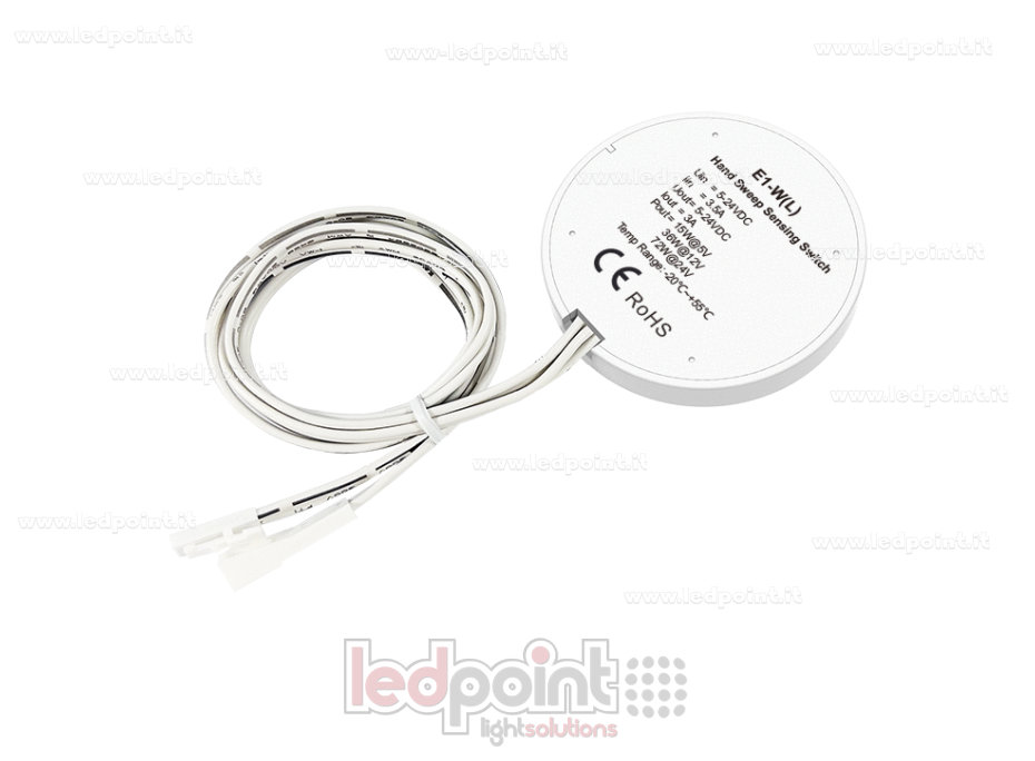 Capteur de mouvement main, 5-24VDC, 3A 15-72W