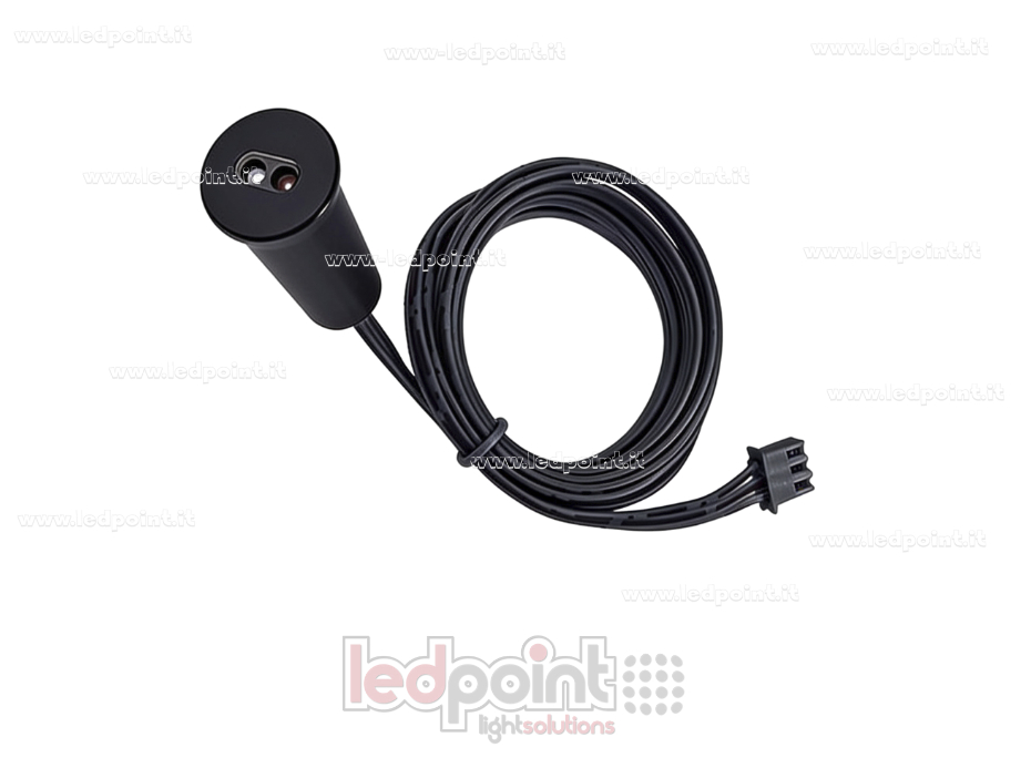 Capteur noir rond pour portes, diamètre 13 mm