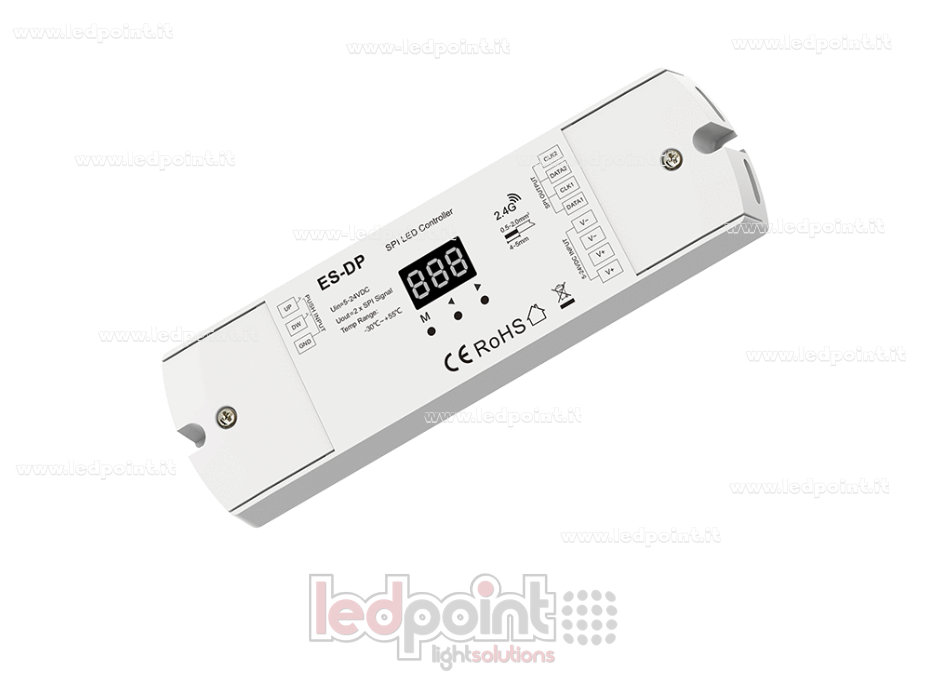 Contrôleur SPI à double bouton, 5-24VDC, 15A
