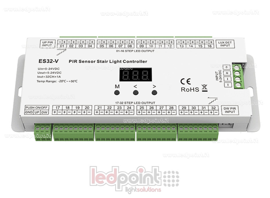 Capteur double PIR + contrôleur à double bouton-poussoir pour balance à 32 divisions, 5-24 V CC Capteur double PIR + contrôleur à double bouton-poussoir pour balance à 32 divisions, 5-24 V CC