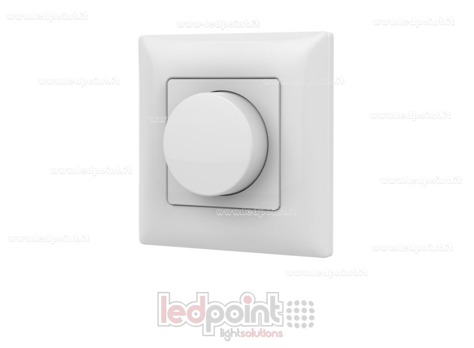 Variateur à télécommande murale Triac 86x86mm, 1ch*1.5A blanc Variateur à télécommande murale Triac 86x86mm, 1ch*1.5A blanc