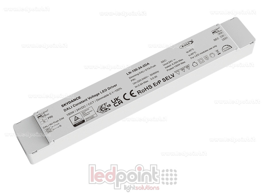 Alimentation 150 W 24 V DALI Push-Dim SkyDance 2 canaux Alimentation 150 W 24 V DALI Push-Dim SkyDance 2 canaux