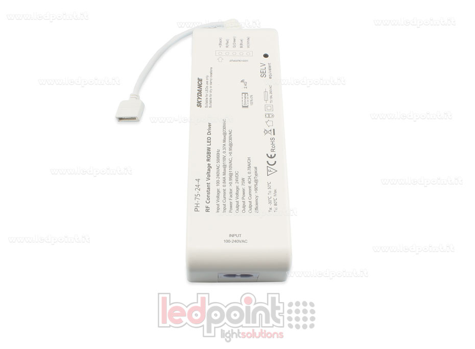 Transformateur 75W 24V, 4 canaux,  Wireless SkyDance