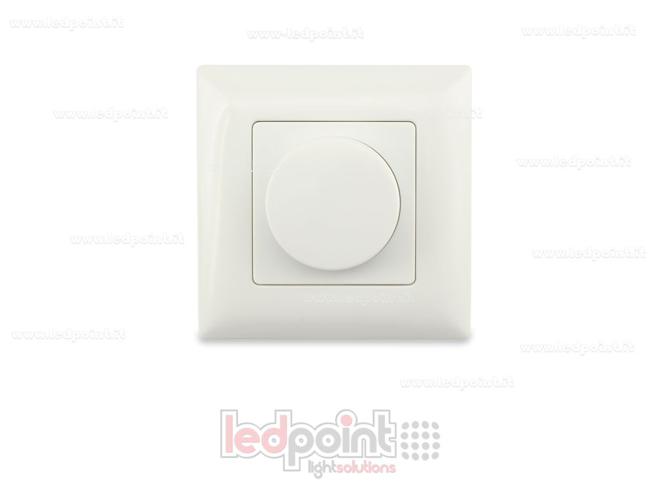 Télécommande murale 86x86mm monocouleur 1 zone avec roulant RF2.4G Télécommande murale 86x86mm monocouleur 1 zone avec roulant RF2.4G