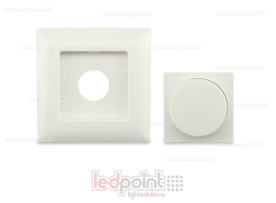 Télécommande murale 86x86mm monocouleur 1 zone avec roulant RF2.4G Télécommande murale 86x86mm monocouleur 1 zone avec roulant RF2.4G