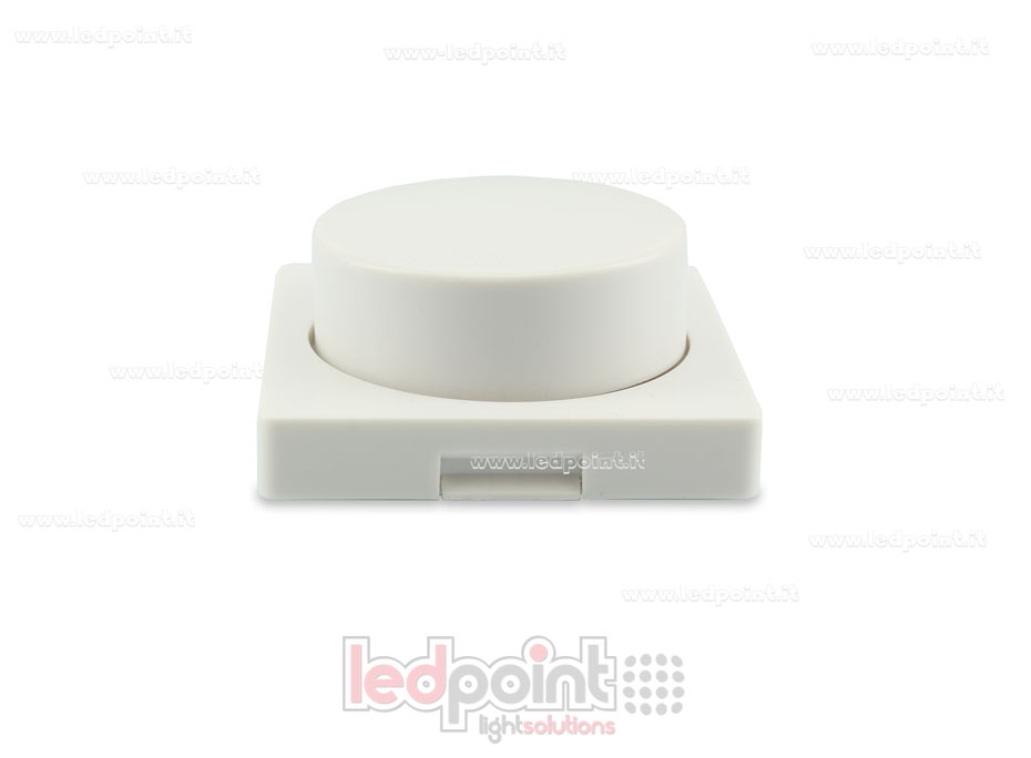 Télécommande murale 86x86mm monocouleur 1 zone avec roulant RF2.4G