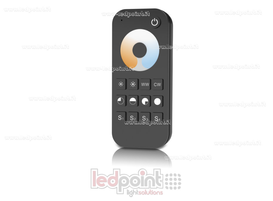 Télécommande CCT, 1 zone, 4 scénarios, RF2.4G Télécommande CCT, 1 zone, 4 scénarios, RF2.4G