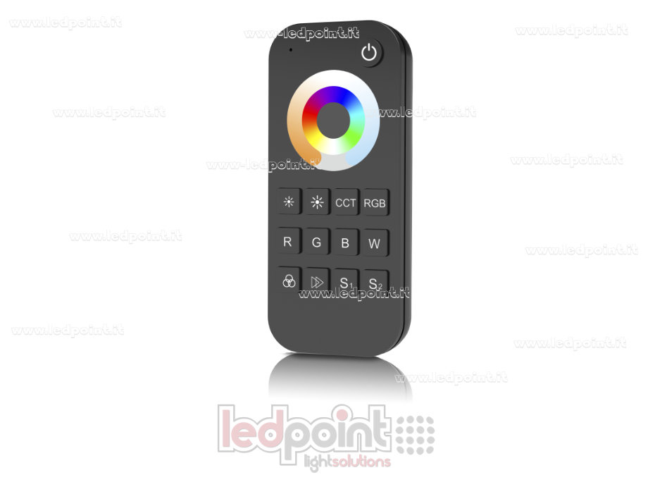 Télécommande universelle monochrome, CCT, RGB, RGBW ou RGB+CCT, 1 zone RF2.4G Télécommande universelle monochrome, CCT, RGB, RGBW ou RGB+CCT, 1 zone RF2.4G