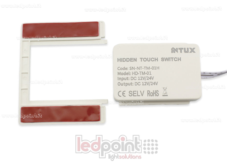 Capteur tactile dissimulé sous du bois (jusqu'à 5 cm d'épaisseur) 12-24 V, 1 canal 3 A, Master Control