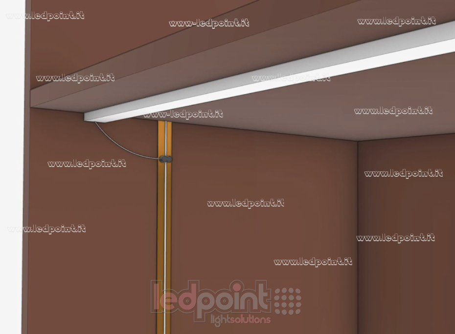 Rail électrifié fin en cuivre, longueur 1,5 m avec 1 m de câble