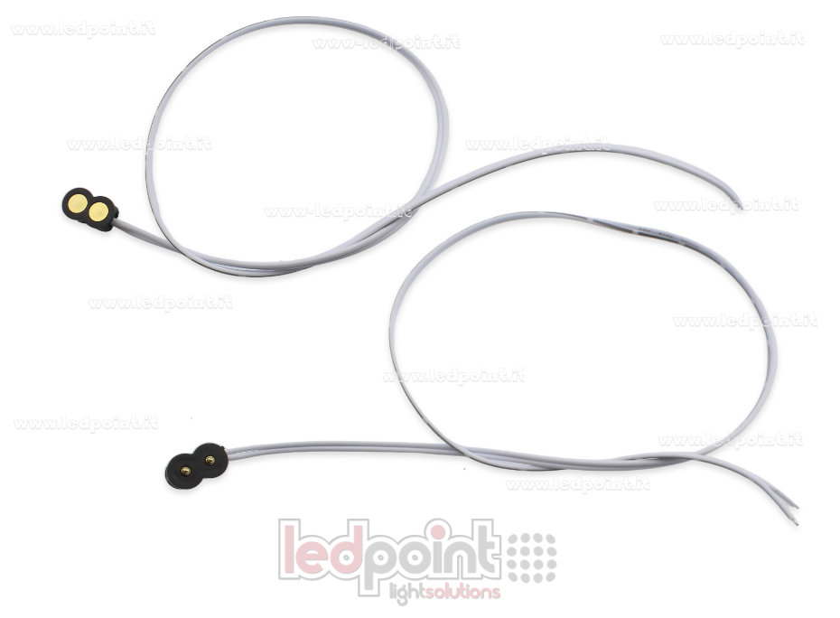 Paire de connecteurs mobiles ou rail électrifié, 50 cm chacun 