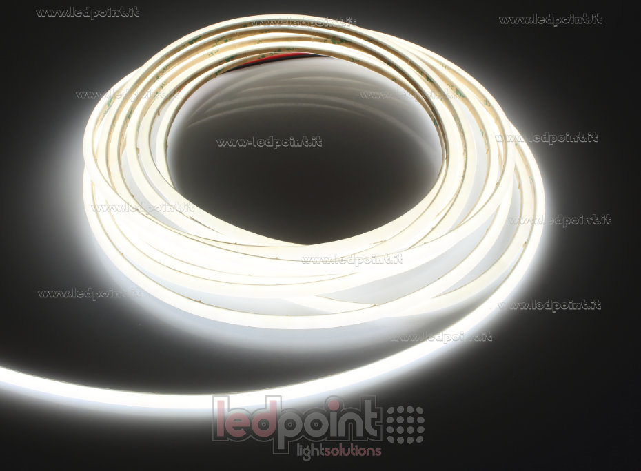Ruban led COB 24V IP67 4000K 480led/m