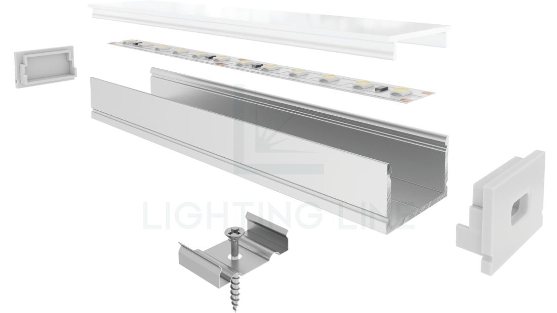Profilé pour rubans led Profilé pour rubans led