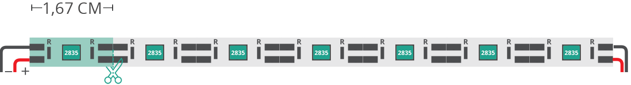 Aperçu technique du ruban led 2835 5V IP20 6000-6500K 60led/m Aperçu technique du ruban led 2835 5V IP20 6000-6500K 60led/m
