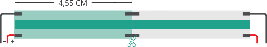 Aperçu technique du ruban led COB 24V IP20 4000K 528led/m Aperçu technique du ruban led COB 24V IP20 4000K 528led/m