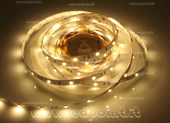 Image de Ruban led Blanc chaud 5m 2600-2800K 30leds/m Honglitronic 5050 12V