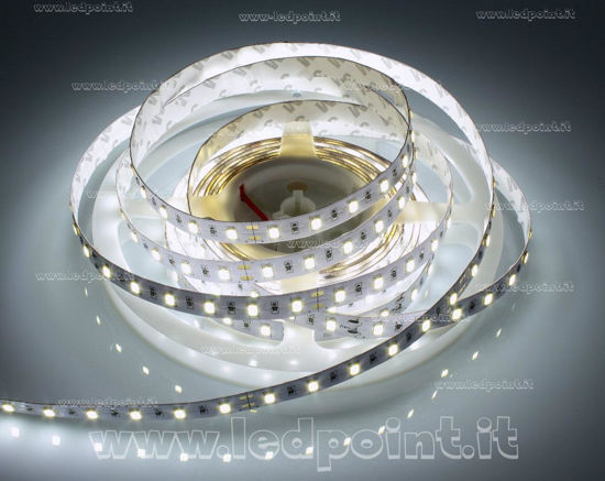 Image de Ruban led blanc Naturel 5m 4250-4500K 60leds/m Honglitronic 5630 24V