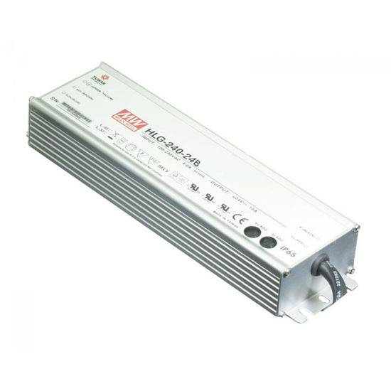 Image de Transformateur Mean Well, 24V, 240W, avec  entrée (1~10Vdc, PWM ou résistance), IP67