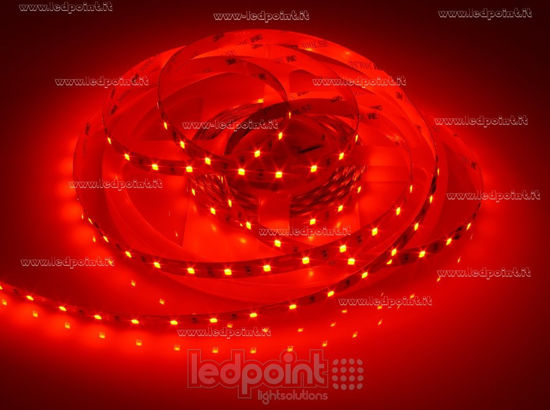 Image de Ruban led Rouge 5m 60leds/m 2835 12V 14,4W/m