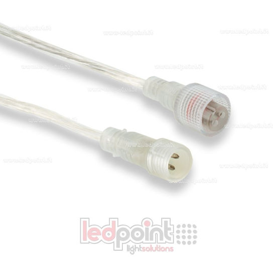 Image de Connecteur imperméable IP65 pour ruban mono couleur, 2 pins,  22-20 AWG
