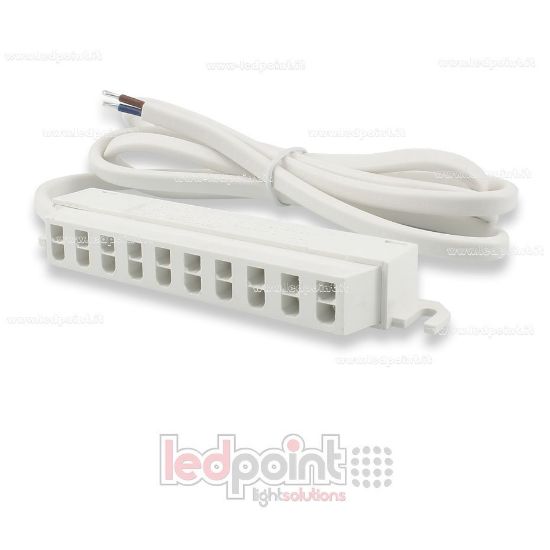 Image de Prise rapide multiple à 10 sorties grandes avec câble d'alimentation, max 30V/10A (3A par sortie)