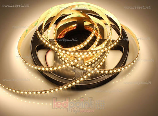 Image de Ruban led blanc chaud 2900-3000K 2835 140leds/m Honglitronic 24V 24W/m avec stabilisateur de courant