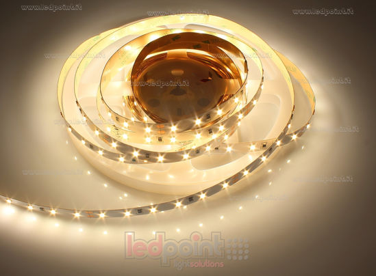 Image de Ruban led Blanc chaud 5m 2900-3000K 60leds/m Honglitronic 2835 CRI>90 24V 14,4W/m