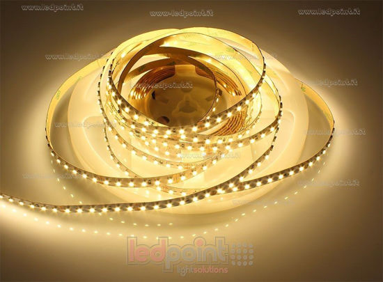 Image de Ruban led Blanc chaud 5m 2900-3100K 120leds/m 3528 24V 9,6W/m