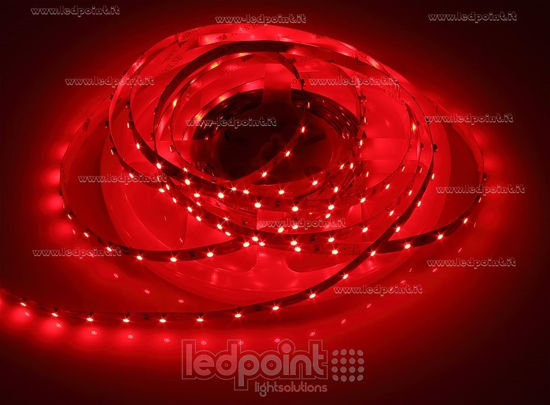 Image de Ruban led Rouge 5m 60leds/m 3528 12V 4,8W/m