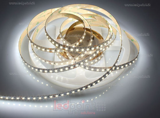 Image de Bande led 5m blanc 4000-4500K 2835 120led/m Honglitronic 24V 14,4W/m