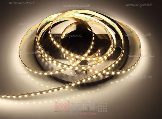 Image de Bande led blanc chaud 2,5m 3000-3200K 140leds/m 2835 24V