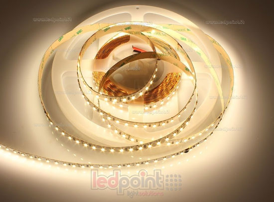 Image de Bande led Blanc chaud 5m 2900-3000K 120leds/m Honglitronic 2835 24V 24W/m