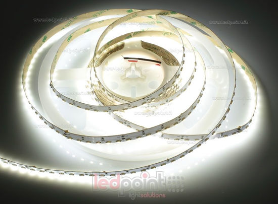 Image de Ruban led blanc 5m 4000-4500K 120leds/m 335 24V 9,6W/m