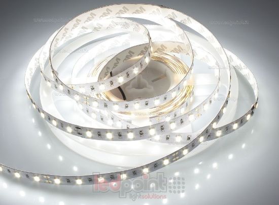 Image de Ruban led blanc 4,6m 4000-4250K 60leds/m Honglitronic 5630 24V 18W/m