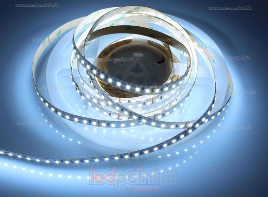 Image de Ruban led blanc froid 5m 5700-6000K 120leds/m Honglitronic 2835 24V 24W/m