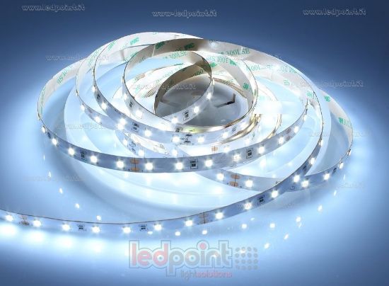 Image de Ruban led blanc froid 6,6m 6000-6500K 60leds/m Honglitronic 2835 24V 14,4W/m